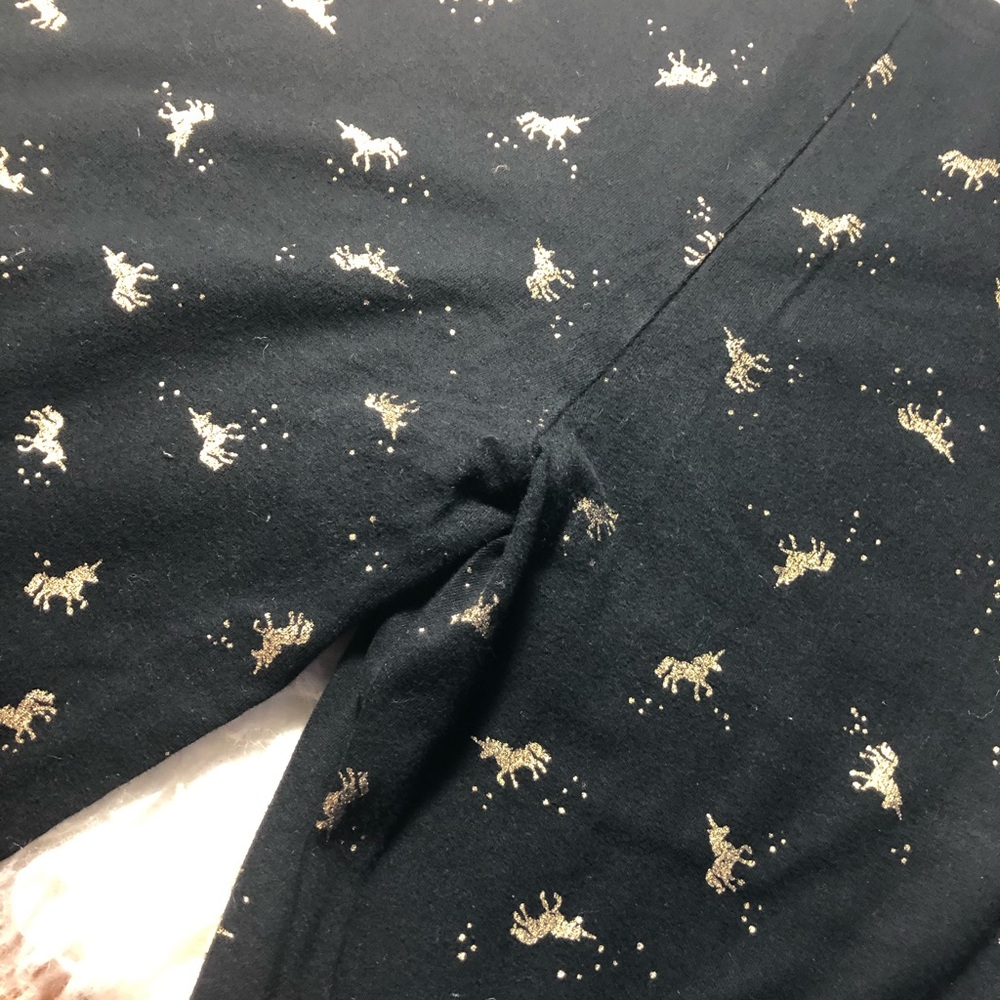 Unicorn patterned black leggings from Old Navy :) - Picture 4 of 4